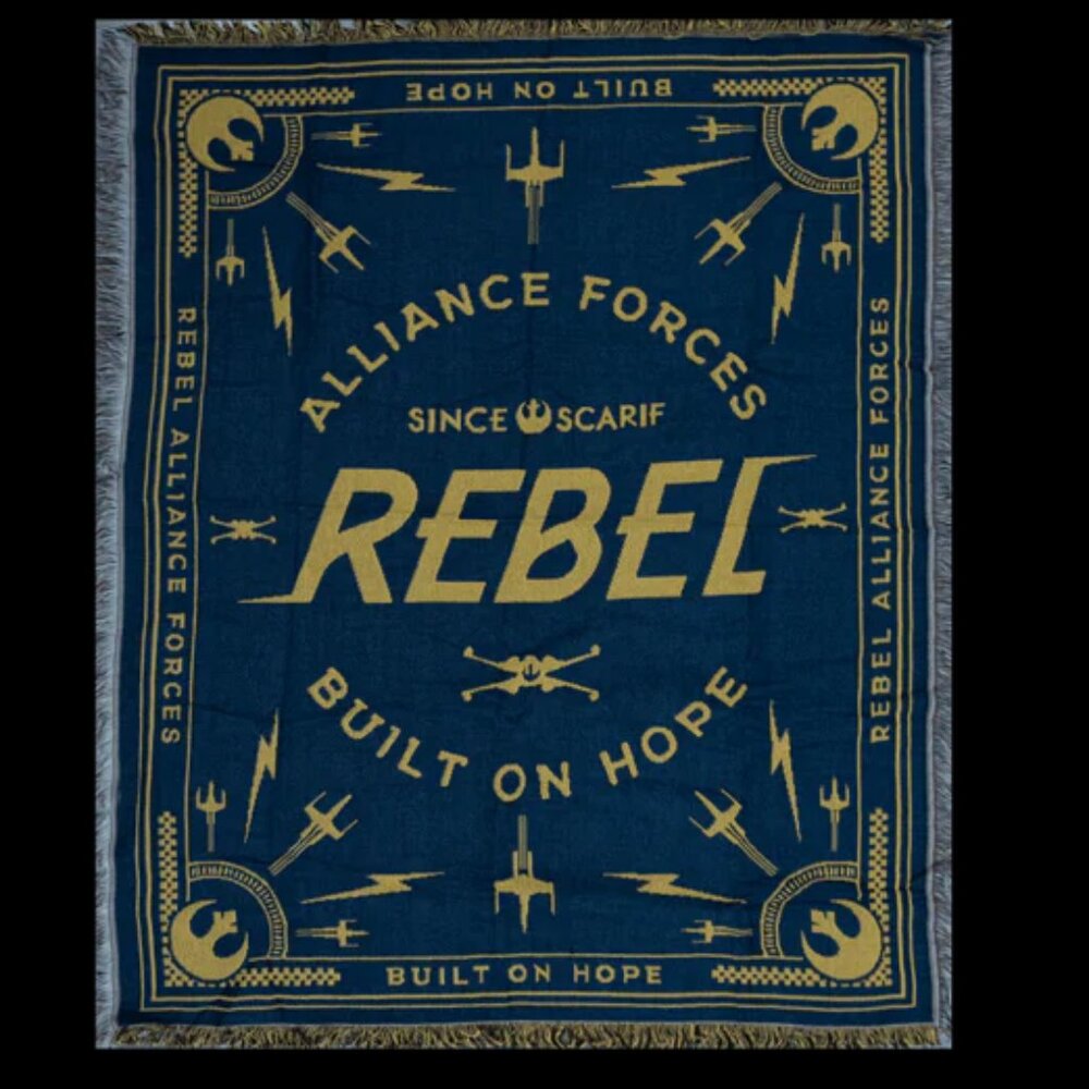 NEW Star Wars Heroes & Villains Rebel 48'' x 60'' Throw Blanket